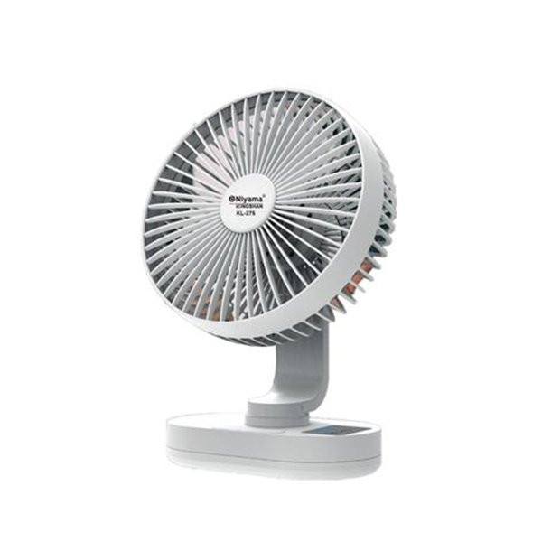 NIYAMA KL-275 Rechargeable Table Fan With LED Light