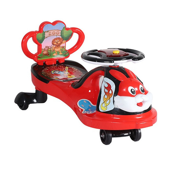 Jim & Jolly Micky Tech Rider With Music - Red