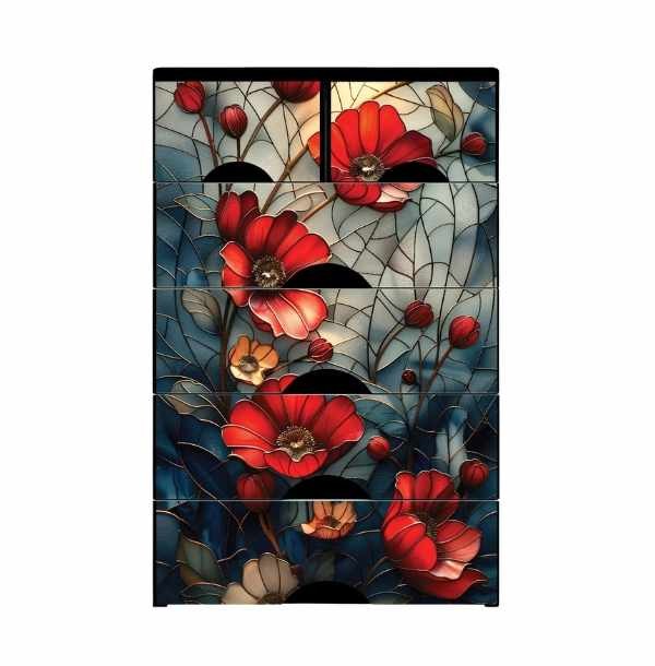 RFL Wardrobe Double 5D KD Elegant - Ruby